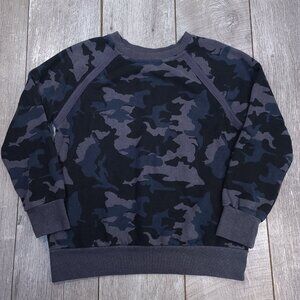 Prana Sweatshirt Women’s Medium Nautical Camo Cozy Up Pullover Sweater Top